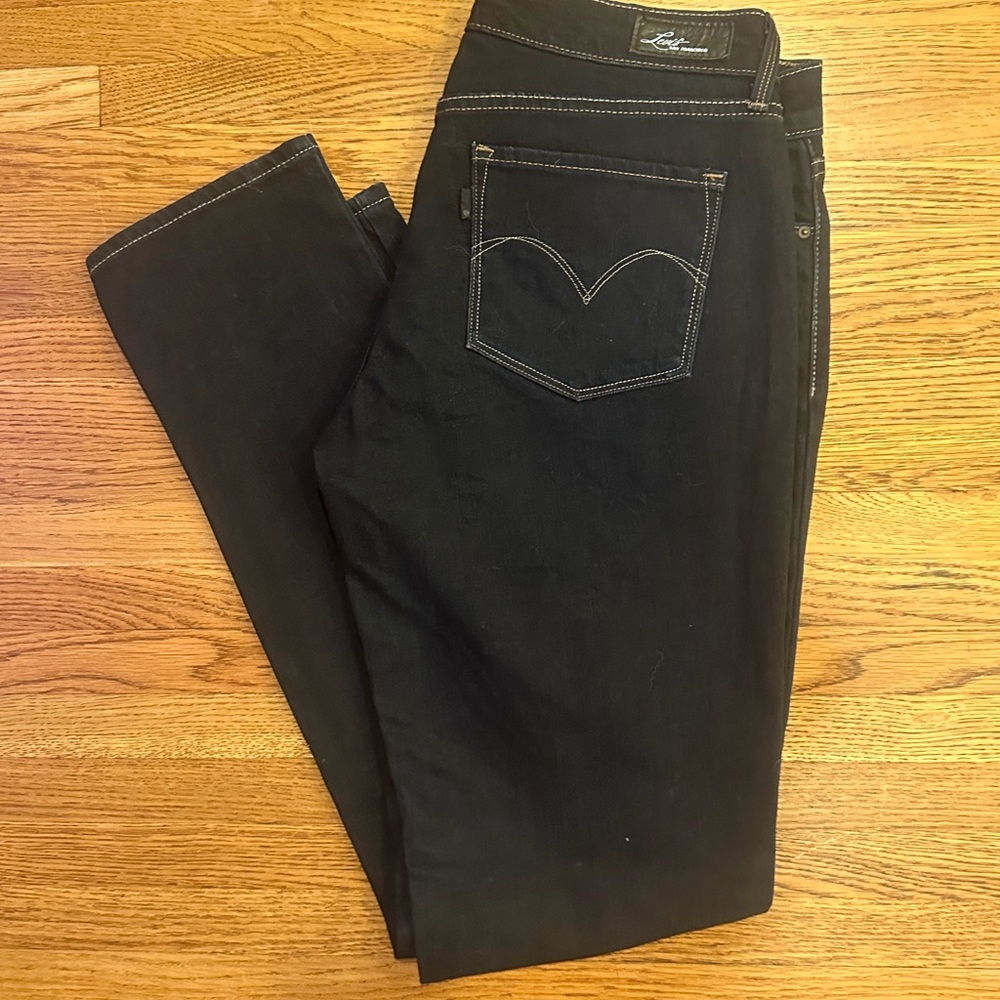Levi’s Demi Curve Skinny Dark Blue Jeans for Women